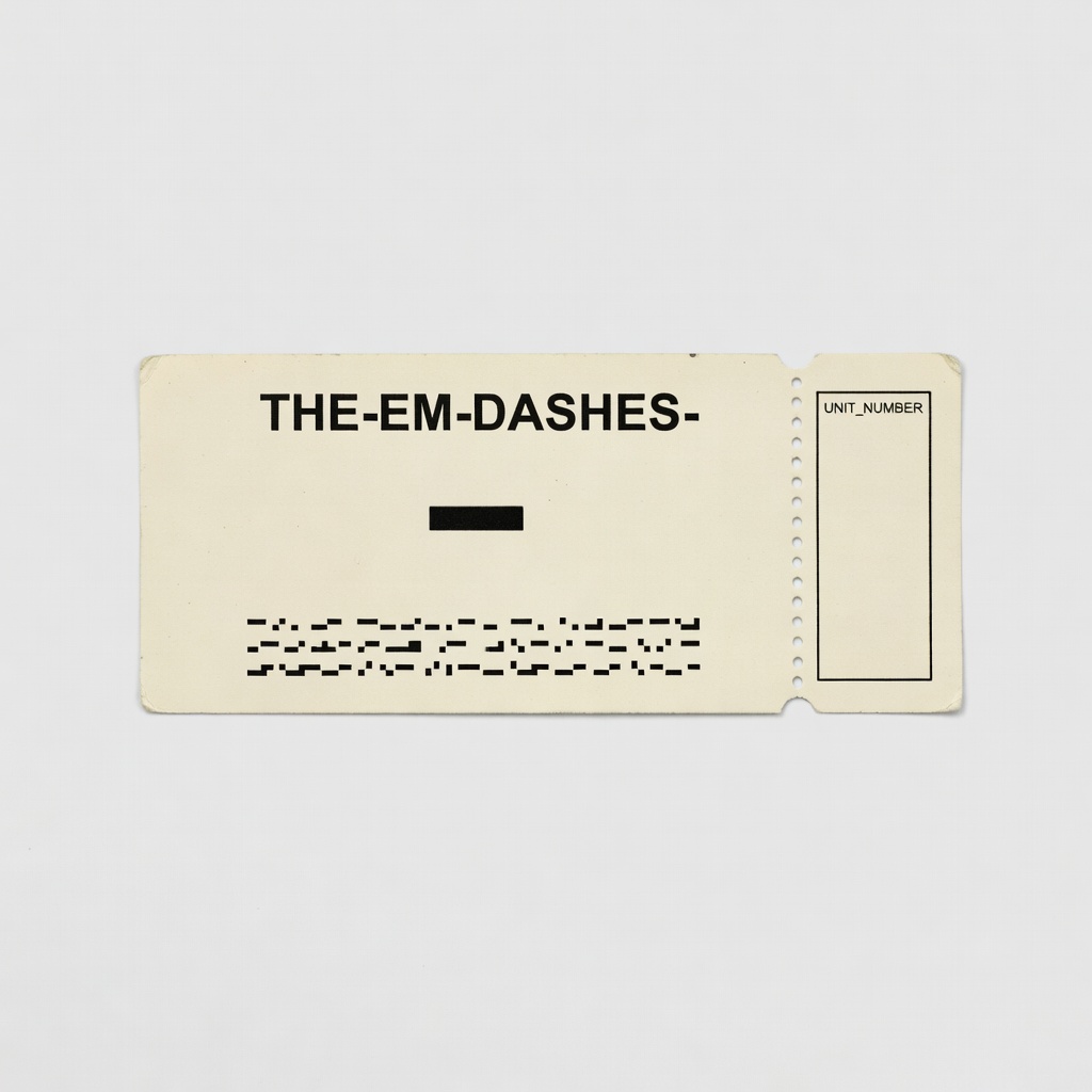 Kraft tier loyalty ticket, plain cream cardstock.